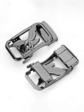 preiswerte Herrengürtel-Echtleder-Herrengürtel mit Adler-Automatikschnalle – luxuriöser Rindsledergürtel für Business, Hochzeiten und formelle Alltagskleidung – stilvoller Ratschengürtel in verschiedenen Farben und Ausführungen