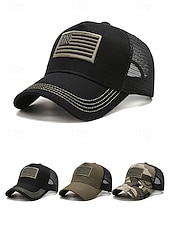preiswerte Zubehör-Vereinigte Staaten 250. Jubiläum Herren American Flag Trucker Cap - Bestickte USA Mesh Kappe für den Unabhängigkeitstag - Atmungsaktive Polyester patriotische Baseballmütze in mehreren Farben
