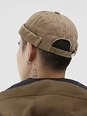 Недорогие Аксессуары для отдыха-Мужская регулируемая кепка-докер из полиэстера, легкая и дышащая, в нескольких цветах, идеально подходит для весны и лета, отлично подойдет для отдыха и повседневной носки.