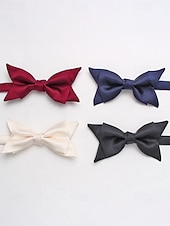 tanie Wesele ACC-regulowana muszka męska, wiele kolorów, klasyczny formalny styl na wesela, imprezy, dla drużbów i na specjalne okazje