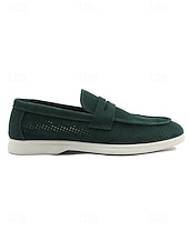 halpa Loafers-Miesten harmaat loaferit, hengittävä päällinen ja pehmustettu pohja, tyylikkäät ja mukavat puutarhahäihin, virallisiin kokoontumisiin ja elegantteihin juhliin