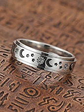 abordables Joyas para hombres-Anillo de acero inoxidable para hombre, disponible en varios colores, perfecto para vacaciones y uso diario informal.