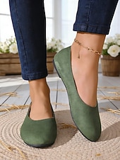 billige Flate sko til kvinner-damerosa ballerinasko - lette slip-on komfortsko, minimalistisk hverdagsstil for voksne, ideelle for daglig bruk, kontor, reise, turgåing &amp;helgeturer