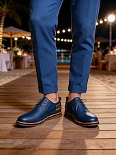 Χαμηλού Κόστους Ανδρες-Κομψά ανδρικά oxfords, κομψά και άνετα, ιδανικά για βραδιές σε θέρετρα και ειδικές περιστάσεις