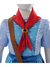 billige Jentekostymer-Sci-fi-TV-program Overnaturlig eventyr Psykisk karakter Kjoler Fancy kostyme Cosplay Kostymer med film-TV-tema for Jente Barne Halloween Karneval Bokuke Fest Ytelse
