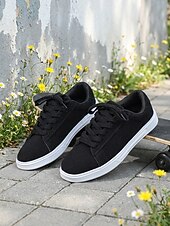 preiswerte Damen-Sneaker-Grüne Damen-Sneaker – minimalistische Schnürschuhe für Damen, ideal für Reisen, Alltag und Shopping