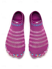 economico Donne-Scarpe da acqua da donna a punta larga in maglia – calzini da acqua leggeri, ad asciugatura rapida, a piedi nudi, con suola antiscivolo, minimalisti, da spiaggia &amp;stile outdoor per nuoto, snorkeling,