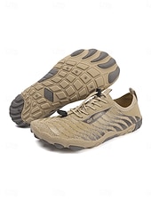 cheap Men-Men's Khaki Quick-Dry Water Shoes Lightweight Breathable Barefoot Beach Sneakers for Water Activities, Swimming, Kayaking, River Trekking, Beach Walking and Outdoor Adventure