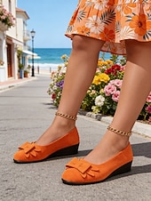 baratos Mulheres-Sapatilhas femininas verdes com laço para o Dia de São Patrício - sapatos casuais confortáveis de salto baixo, estilo irlandês festivo para desfiles, festas, eventos de fim de ano e para o trabalho.