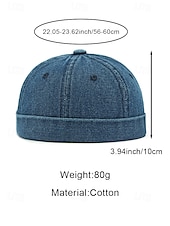 preiswerte Herrenhüte-Vintage-Jeanskappe für Herren im Used-Look, mehrfarbig, verstellbare Passform, Retro-Stil, perfekt für Outdoor-Reisen, Freizeitkleidung, Sommer und andere Freizeitaktivitäten