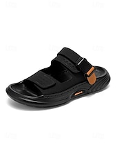 cheap Men-Men's Adjustable Double Strap Sandals, Cushioned and Lightweight, Perfect Island &amp; Cruise Footwear for Beach, Resort and Daily Vacation Wear