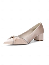 baratos Mãe da Noiva/Namorado-Sapatos de salto grosso femininos - elegantes sapatos azul-marinho para a mãe da noiva em casamentos na cidade.