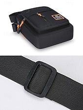 お買い得  メンズバッグ-メンズオックスフォードクロスボディバッグ、マルチカラー、複数のコンパートメントを備えた大容量、調節可能なショルダーストラップ、カジュアルやアウトドア旅行の日常使いに最適