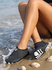 abordables Femmes-Chaussures aquatiques bleues imperméables pour femmes, à séchage rapide, respirantes, légères et antidérapantes, idéales pour la randonnée, la plage, le surf et les excursions en rivière. &amp;aventures