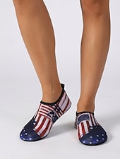  Chaussures aquatiques pour femmes, commémorant le 250e anniversaire des États-Unis – Chaussures aquatiques patriotiques à séchage rapide, ornées de la Statue de la Liberté, idéales pour la plage, la