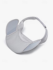 Χαμηλού Κόστους Γυναικεία Καπέλα-Γυναικείο ρυθμιζόμενο καπέλο ηλίου σε πολλά χρώματα από πολυεστέρα, αθλητικό καπέλο με αναδιπλούμενο γείσο, για γκολφ, τρέξιμο, τένις και casual υπαίθρια αθλητικά ρούχα