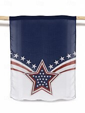 preiswerte Zubehör-Patriotischer Damenschal aus Polyester-Chiffon, leicht und atmungsaktiv mit Sternenmuster, ideal für die Feierlichkeiten zum 250. Jahrestag der USA, den Unabhängigkeitstag, den Alltag und den Urlaub.