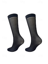 Недорогие Свадьба ACC-Мужские дышащие полосатые носки из полиэстера, различные цвета, элегантный аксессуар для торжественных случаев, свадеб, вечеринок и повседневной деловой одежды.