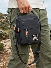 お買い得  メンズバッグ-メンズオックスフォードクロスボディバッグ、マルチカラー、複数のコンパートメントを備えた大容量、調節可能なショルダーストラップ、カジュアルやアウトドア旅行の日常使いに最適