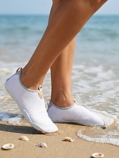 abordables Femmes-Chaussures aquatiques bleues imperméables pour femmes, à séchage rapide, respirantes, légères et antidérapantes, idéales pour la randonnée, la plage, le surf et les excursions en rivière. &amp;aventures