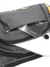 Χαμηλού Κόστους Ανδρικές τσάντες-Ανδρική τσάντα μέσης από νάιλον, πολύχρωμη τσάντα μέσης μεγάλης χωρητικότητας με πολλαπλές τσέπες, ρυθμιζόμενη ζώνη, τσάντα χιαστί στήθους για καθημερινή χρήση, πεζοπορία, υπαίθρια αθλήματα και ταξίδια