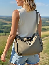 economico Borse a Tracolla-borsa singola da donna in nylon hobo crossbady – grande capacità, tracolla regolabile, leggera, versatile per l'uso quotidiano casual e per i viaggi all'aperto – disponibile in più colori