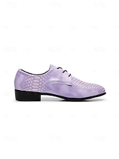 Χαμηλού Κόστους Derby παπούτσια-Ανδρικά μπλε παπούτσια με ανάγλυφο κροκόδειλο, δερμάτινο επάνω μέρος με κορδόνια, μοντέρνα πολυτελή στυλ, κατάλληλα για κομψούς άνδρες σε πάρτι, ειδικές περιστάσεις και γάμους.