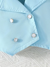 economico Completi per bambine-2 Pezzi Bambini Ragazze Tinta unica Arricciato Camicia &amp; Pantaloni Impostato Senza Maniche Moda Casuale Dai 4 anni in su Estate Rosa scuro Bianco Rosa