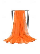 preiswerte Urlaubszubehör-Chiffonschal für Damen, leichtes Polyester, Boho-Stil, mehrfarbig, weich und atmungsaktiv, perfekt für Urlaub, Reisen, Alltag und Freizeitoutfits