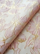 preiswerte Mamas Kleidersets-A-Linie Tee-Länge Kleid für Hochzeitsgäste Brautmutterkleid Ärmellos Trägerlos Elegant Einfach Minimalistisch Formell Cocktailparty Semi-Formal Jacquard Mit Schal mit Falten