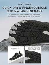 abordables Mujeres-Zapatos acuáticos lila claro para mujer: zapatos acuáticos ligeros, sin cordones, tipo descalzo, de secado rápido, transpirables y antideslizantes para la playa, la piscina, el surf y los viajes.