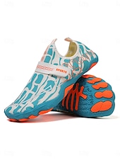 economico Uomini-Scarpe da acqua da uomo blu ad asciugatura rapida, leggere, traspiranti, antiscivolo, ideali per attività acquatiche, nuoto, passeggiate sulla spiaggia, trekking fluviale, kayak e avventure all'aria aperta.