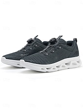 cheap Men-Men's Mint Green Quick-Dry Water Shoes Breathable Lightweight Aqua Sneakers Non-Slip Beach Footwear for Water Activities, Swimming, Coastal Travel, Surf Walking, River Trekking and Outdoor Sports
