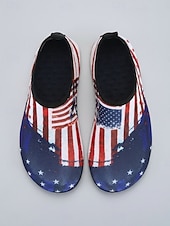 Chaussures aquatiques pour femmes, commémorant le 250e anniversaire des États-Unis – Chaussures aquatiques patriotiques à séchage rapide, ornées de la Statue de la Liberté, idéales pour la plage, la