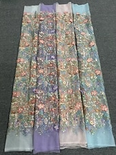 billige Ankellengde-A-linje Kjoler Te-lengde Cocktail Kjole Gjestekjole til bryllup Kjole til brudens mor Halvlange ermer Crew-hals Elegant Fritid Formell Bryllupsgjest Kentucky Derby Chiffon Tyll med Blomstertrykk