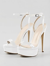 preiswerte Hochzeitsgast-Nude Plateau-Pumps für Damen – elegante Riemchenschuhe für Hochzeitsgäste, perfekt für Hochzeiten und Empfänge in der Stadt &amp;formelle Veranstaltungen