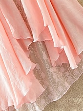 economico Caftani-Per donna Costumi da bagno Copricostume Rashguard Canotta da bagno Vestiti Costume da bagno Arricciato Pizzo Patchwork Vacanza Abbigliamento da Spiaggia Floreale Scollo a V Manica Lunga Costumi da