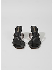 olcso Nők-női minimalista barna zselés flip-flop papucsok - vízálló tanga szandál fényes felülettel tengerparti nyaraláshoz, szigetutazáshoz &amp;nyári üdülőruházat
