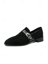 abordables Hommes-Mocassins à boucle en daim pour homme, chaussures habillées classiques à enfiler, idéales pour les soirées de villégiature, les cocktails au coucher du soleil, les mariages sur la plage, les dîners de fêtes et les vacances de luxe, dans un style chic et d