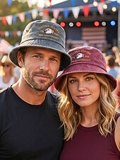  Мужская хлопковая панама с вышитым орлом, разноцветная патриотическая шляпа в честь 250-летия независимости США, для повседневной носки, путешествий, отдыха и фестивалей на открытом воздухе.