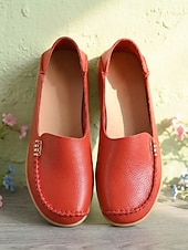 Недорогие Женская обувь на плоской подошве-Женские желтые мокасины-лоферы, удобные повседневные туфли без шнурков, мягкие легкие прогулочные туфли для повседневной носки, путешествий и работы. &amp;отдых в выходные