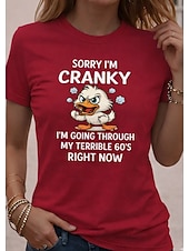  женская футболка с забавными юмористическими цитатами, графическим принтом, буквами, стильная, классическая, повседневная, с коротким рукавом, круглым вырезом, стандартного кроя, на каждый день,