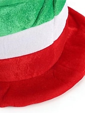 cheap Accessories-Men's Flag Color Soccer Fan Top Hat Polyester Novelty Football Hat in Multiple Colors for Soccer Matches, Supporter Events, Team Spirit &amp; Game Day Wear