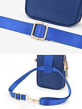 levne Tašky přes rameno-Dámská nepromokavá nylonová crossbody taška na telefon s více kapsami, nastavitelným popruhem, malá kabelka přes rameno pro běžné každodenní nošení, cestování, chůzi, běh a sport