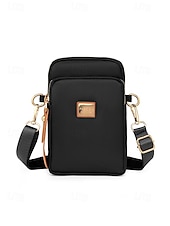 levne Tašky přes rameno-Dámská nepromokavá nylonová crossbody taška na telefon s více kapsami, nastavitelným popruhem, malá kabelka přes rameno pro běžné každodenní nošení, cestování, chůzi, běh a sport