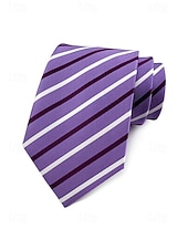 お買い得  結婚 ACC-メンズポリエステルストライプネクタイ、クラシックフォーマルビジネス＆ウェディングパーティーアクセサリー、複数の色、男性のためのエレガントなプロフェッショナルスタイル