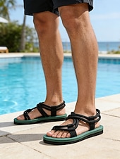 Χαμηλού Κόστους Ανδρες-Ανδρικά casual sneakers από συνθετικό δέρμα – ελαφριά, κομψά και άνετα για υπαίθριες περιπέτειες, διακοπές σε θέρετρα και χαλάρωση δίπλα στην πισίνα