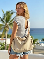 economico Borse a Tracolla-borsa singola da donna in nylon hobo crossbady – grande capacità, tracolla regolabile, leggera, versatile per l'uso quotidiano casual e per i viaggi all'aperto – disponibile in più colori