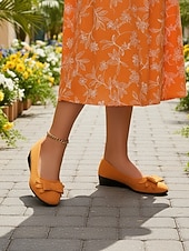 baratos Mulheres-Sapatilhas femininas verdes com laço para o Dia de São Patrício - sapatos casuais confortáveis de salto baixo, estilo irlandês festivo para desfiles, festas, eventos de fim de ano e para o trabalho.