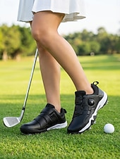 economico Scarpe da Golf per Donne-Scarpe da golf professionali da donna – suola antiscivolo con tacchetti &amp;Chiusura regolabile, stile sportivo performante per golf, allenamento all'aperto e attività atletiche
